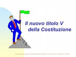 Revisione titolo V